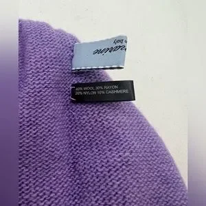 Blumarine | Accessories | Blumarine Italy Purple Wool Hat  display picture 3